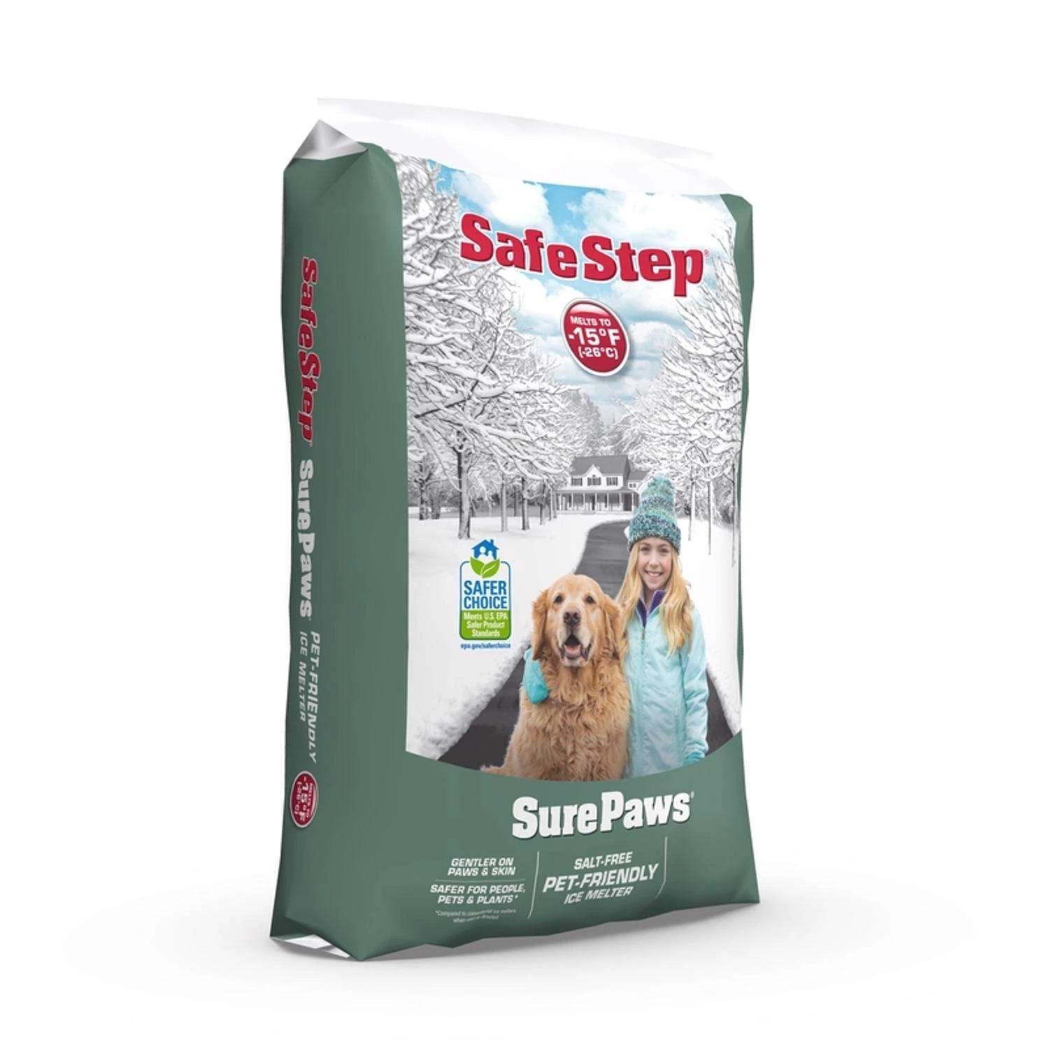 Safe Step Sure Paws Magnesium Chloride Pet Friendly Granule Ice Melt 20 Lb 4 Safe Step Sure Paws Magnesium Chloride Pet Friendly Granule Ice Melt 20 Lb - Image 4