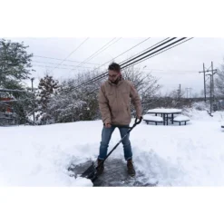 NoBendz 18 In. W X 55 In. L Poly Ergonomic Snow Shovel -Snow Gear Shop 0e8348c9 22a5 4d58 b83a 245f71f7343d