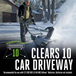 EGO Power+ Peak Power SNT2100 21 In. Single Stage 56 V Battery Snow Blower Tool Only -Snow Gear Shop 0f0065ae 5b37 4854 83bd b6208b7f7994