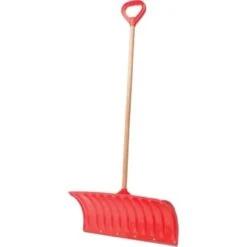 Bigfoot 25" Poly Snow Pusher Shovel With Metal Edge