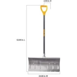 True Temper 24 " Aluminum Snow Pusher 9 True Temper 24 " Aluminum Snow Pusher -Snow Gear Shop 302749 DetailedProductView4 Lg