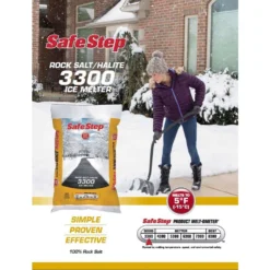 Safe Step 3300 Sodium Chloride Crystal Halite/Rock Salt Ice Melt 50 Lb -Snow Gear Shop 59346608 3027 4f18 a5e6 becc2662a2f3