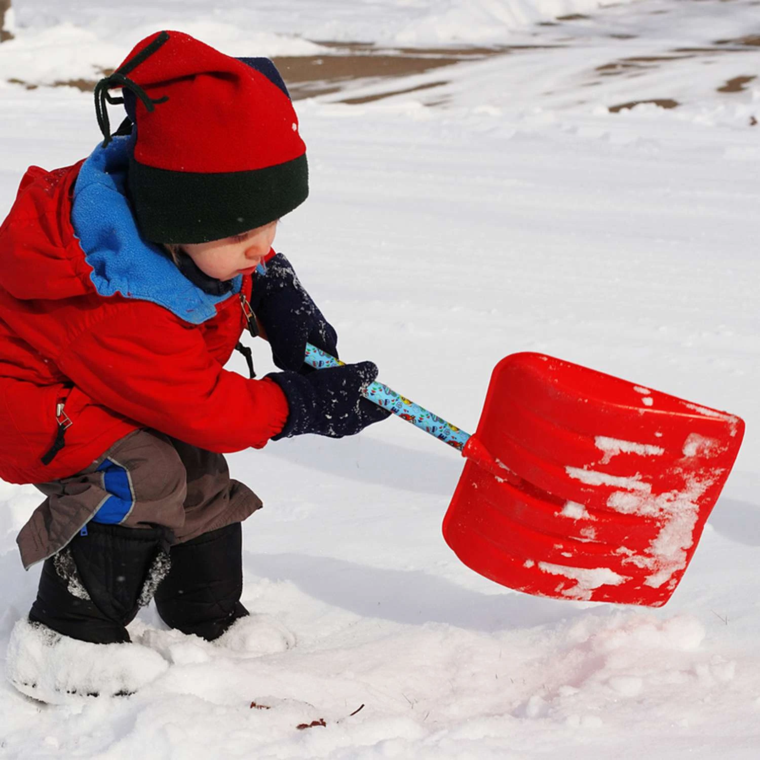 Midwest Quality Gloves 9 In. W X 30 In. L Poly Snow Shovel 2 Midwest Quality Gloves 9 In. W X 30 In. L Poly Snow Shovel - Image 2