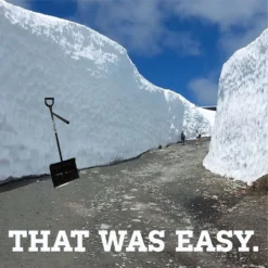 NoBendz 18 In. W X 55 In. L Poly Ergonomic Snow Shovel -Snow Gear Shop 777cf9fa c04f 4c12 9981 5671fd76927a