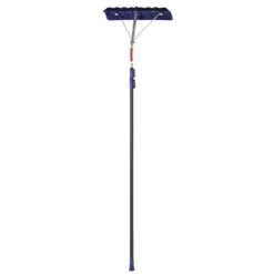 Garant 24 In. W X 16.5 Ft. L Poly Roof Rake Telescoping Handle