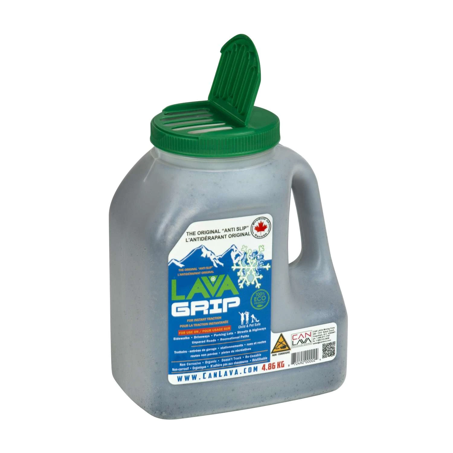 LavaGrip Black Pumice Pet Friendly Granule Ice Melt 10 Lb 1 LavaGrip Black Pumice Pet Friendly Granule Ice Melt 10 Lb