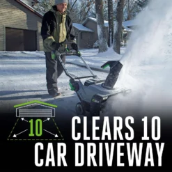 EGO Power+ Peak Power SNT2102 21 In. Single Stage 56 V Battery Snow Blower Kit (Battery & Charger) W/ TWO 5.0 AH BATTERIES -Snow Gear Shop 9734f10f 7b69 48d4 9680 ca49a2c3c6b1