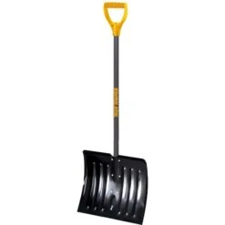 Snow Shovel, 18In, Stl, Wood, Hdl, Kd
