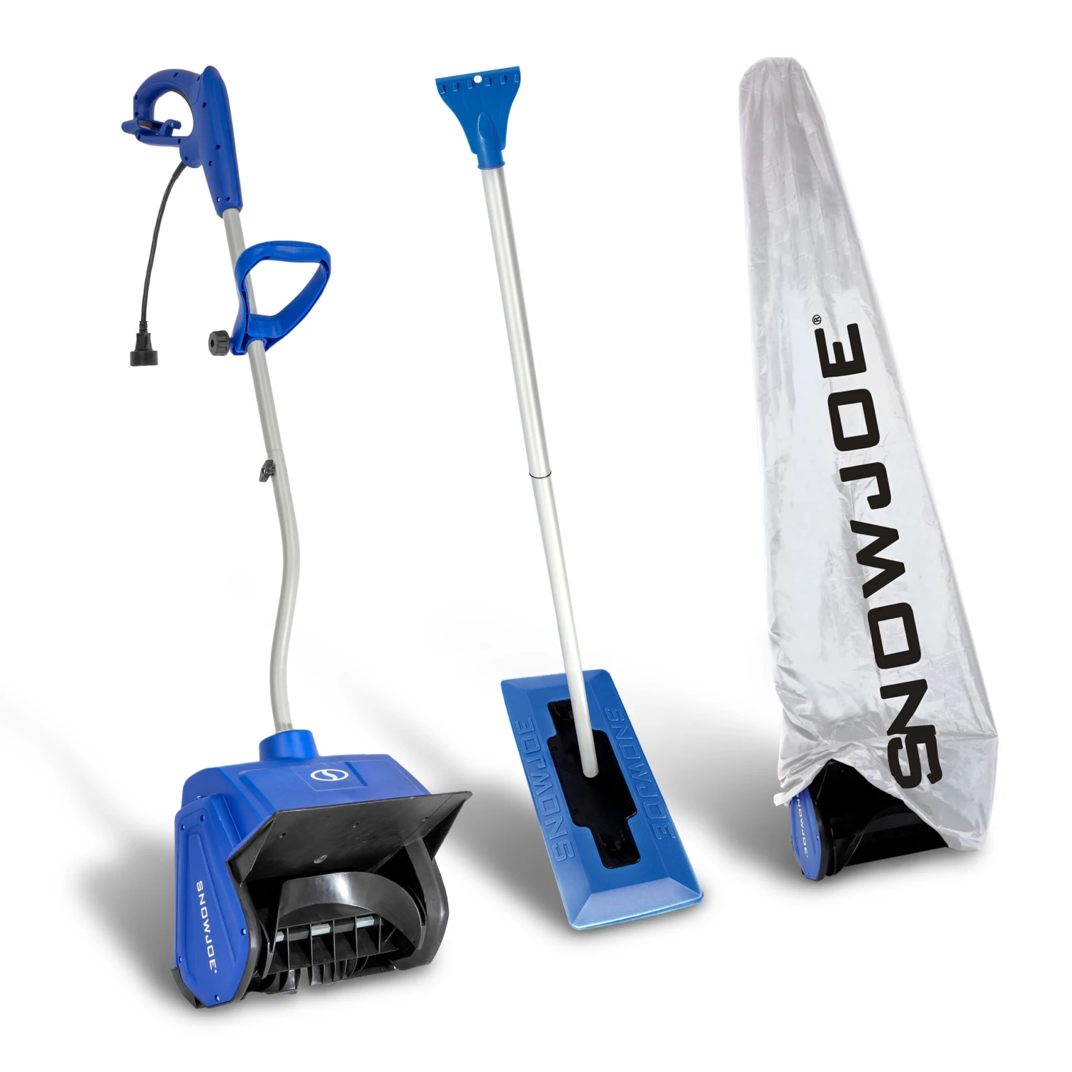 Snow Joe Electric Shovel Protection & Accessory Bundle | Snow Shovel + Cover + Snow Broom 1 Snow Joe Electric Shovel Protection & Accessory Bundle | Snow Shovel + Cover + Snow Broom