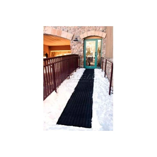 HeatTrak Outdoor Snow & Ice Melting Heated Walkway Mat 1/2in Thick 4' X 6' 120 Volt Black 1 HeatTrak Outdoor Snow & Ice Melting Heated Walkway Mat 1/2in Thick 4' X 6' 120 Volt Black