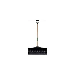 Union Tools® 1602100 30" Poly Blade Snow Pusher W/ Wood D-Grip Handle