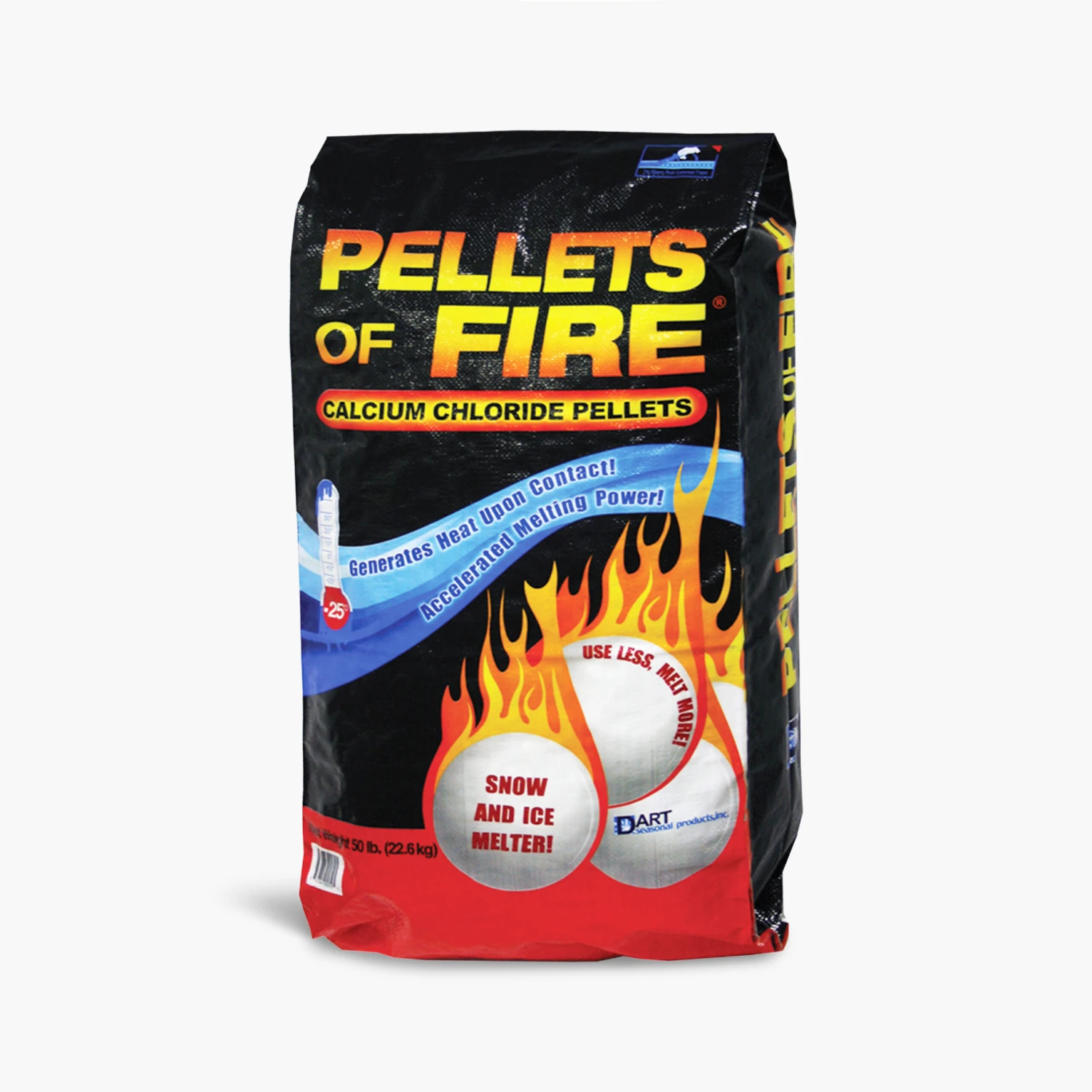 Pellets Of Fire Calcium Chloride Ice And Snow Melt + Deicer | 50 Lb. Bag | Works To -25°F 2 Pellets Of Fire Calcium Chloride Ice And Snow Melt + Deicer | 50 Lb. Bag | Works To -25°F - Image 2