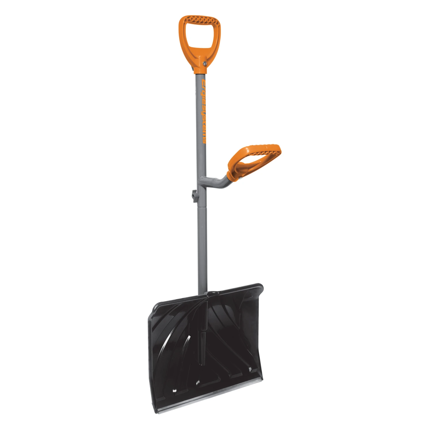 Ergie Systems ERG-SNSH18 Steel Shaft Impact Resistant Snow Shovel | 18-Inch Shovel | 34.5-Inch Shaft | Push/Scoop Combination Blade 2 Ergie Systems ERG-SNSH18 Steel Shaft Impact Resistant Snow Shovel | 18-Inch Shovel | 34.5-Inch Shaft | Push/Scoop Combination Blade - Image 2