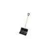 18 Steel Blade Combo Snow Shovel W/ Wood D-Grip Handle