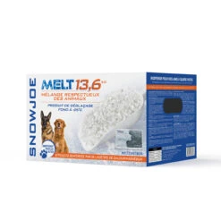 Snow Joe MELT30PET-BOX Pet-Safer Premium Ice Melt | 30 Lb. Box W/ CMA & Scoop -Snow Gear Shop MELT30PET BOX Package Back V2 scaled