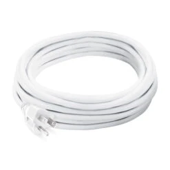 Snow Joe + Sun Joe PJEXT20-163-WHT Vinyl Landscape Outdoor UL Rated Extension Cord | 20-Foot | 16/3-Gauge (White)