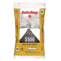 ICE MELT ROCK SALT 25LB