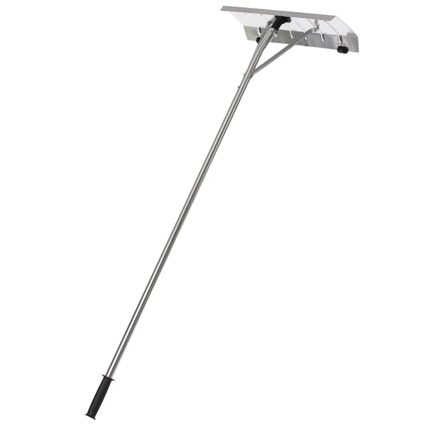 Outdoor Extendable Aluminum Sturdy Lightweight Roof Snow Rake With Anti-Skid Handle 6 Outdoor Extendable Aluminum Sturdy Lightweight Roof Snow Rake With Anti-Skid Handle - Image 6