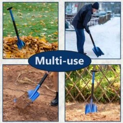 Lightweight Extendable Aluminum Telescoping Compact Utility Snow Shovel, Blue -Snow Gear Shop Quickway20Imports20Inc 899266xx7fc5f1