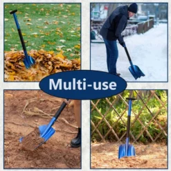 Lightweight Extendable Aluminum Telescoping Compact Utility Snow Shovel, Blue Set Of 2 11 Lightweight Extendable Aluminum Telescoping Compact Utility Snow Shovel, Blue Set Of 2 -Snow Gear Shop Quickway20Imports20Inc 899290xxeaafab