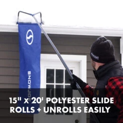 Snow Joe RJ208M PRO Snow Removal Roof Rake W/ 20-Foot Debris Slide | 28-Foot Max Reach -Snow Gear Shop RJ208M PDP images03 V2 scaled