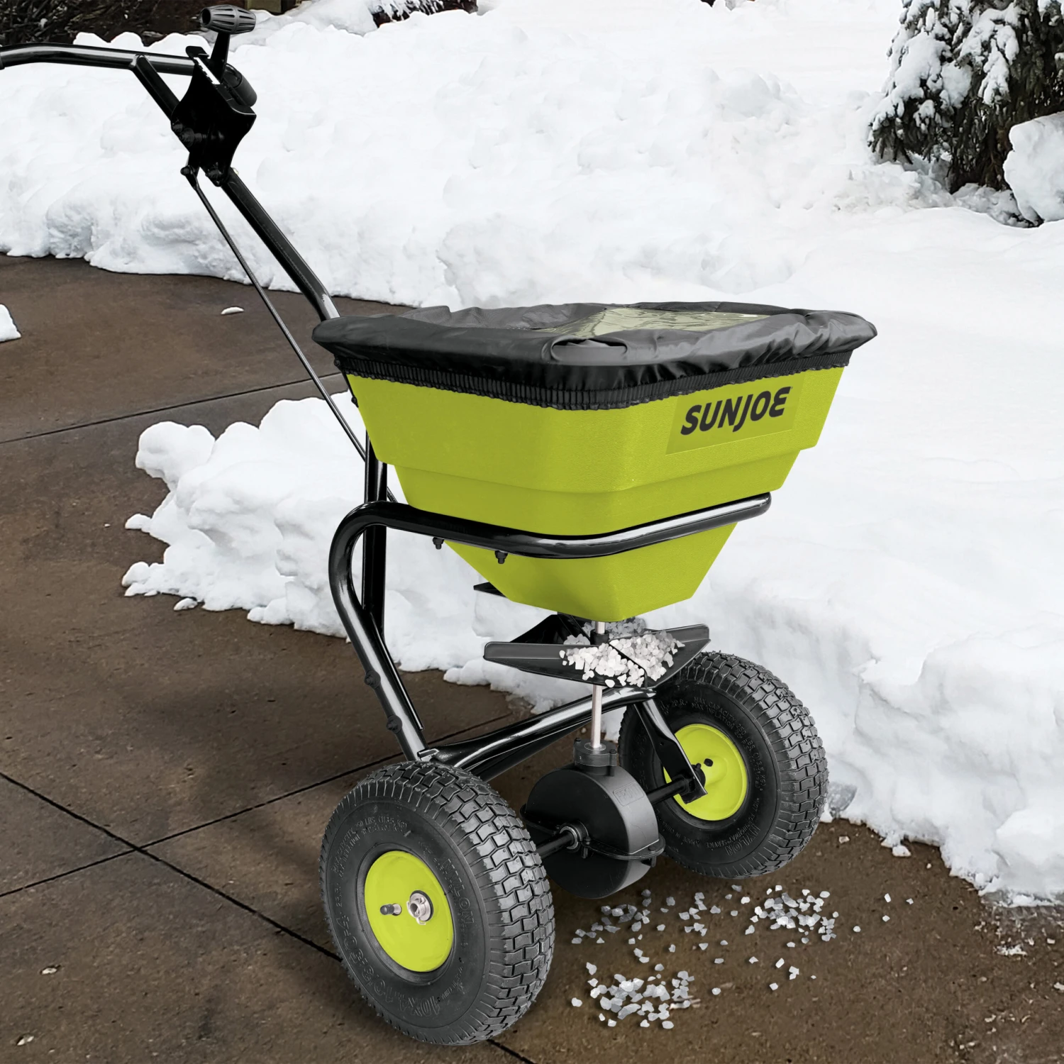 Sun Joe SJ-WBS70 Multi-Purpose Walk-Behind Spreader | 70 Lb. Capacity | Spreads Ice Melt, Grass Seed, Weed Killer, And More 5 Sun Joe SJ-WBS70 Multi-Purpose Walk-Behind Spreader | 70 Lb. Capacity | Spreads Ice Melt, Grass Seed, Weed Killer, And More - Image 5