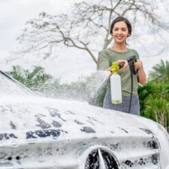 Sun Joe SPX-FC34 Foam Cannon For SPX Series Electric Pressure Washers | 34 Oz. -Snow Gear Shop SPX FC34 Lifestyle02 scaled