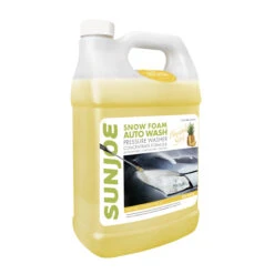 Sun Joe SPX-FCS1G Premium Snow Foam Pressure Washer Rated Car Wash Soap + Cleaner, Pineapple Scent | 1 Gal.