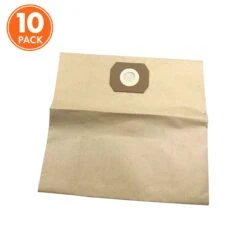 Sun Joe SWD-8GB-10PK Universal Replacement Paper Filter Bag For SWD8000 Wet / Dry Vacuum And Others | 10 Pack