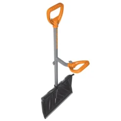 Ergie Systems, Steel Shaft Impact Resistant Snow Shovel, 18" L, 34.5" Shaft, Push/Scoop Combo Blade -Snow Gear Shop Snow20Joe20LLC ERGxxSNSH18xxImage07xxf96039