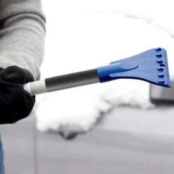 Two-Pack Jumbo Telescoping Snow Broom + Ice Scraper, Blue/Blue -Snow Gear Shop Snow20Joe20LLC SJBLZDxxJMB2xx2