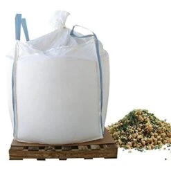 Bare Ground CSSLGP-2000 2000 Lbs Skidded Super Sack Of Coated Granular Ice Melt With Infused Traction Granules