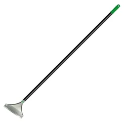 Unger UNGHDSS Heavy Duty Floor Scraper With Zinc Alloy Head & Galvanized Steel Handle; 8 In. & 5 Ft.