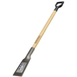 Vulcan HeavyDuty Sidewalk Scraper, 4 In W Blade, Steel Blade, Wood Handle, DShaped Handle