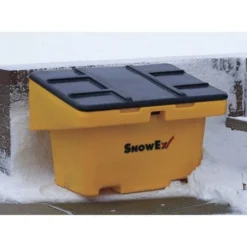 18 Cu Ft Resin Salt Box, Yellow -Snow Gear Shop Z 15H fopoy