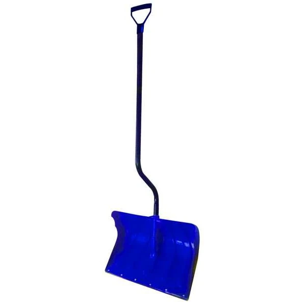 Snow Shovel, 39 In Steel D-Grip Handle, Poly Blade Material, 19 17/25 In Blade Width 1 Snow Shovel, 39 In Steel D-Grip Handle, Poly Blade Material, 19 17/25 In Blade Width
