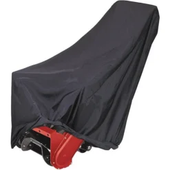 Snow Thrower Cover, Black Single-Stage