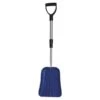 Snow Shovel, 18-1/2 In To 27 In Aluminum D-Grip Handle, Poly Blade Material, 9 1/2 In Blade Width