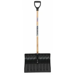 Snow Shovel, 18"x13.5" Poly, 44" WH