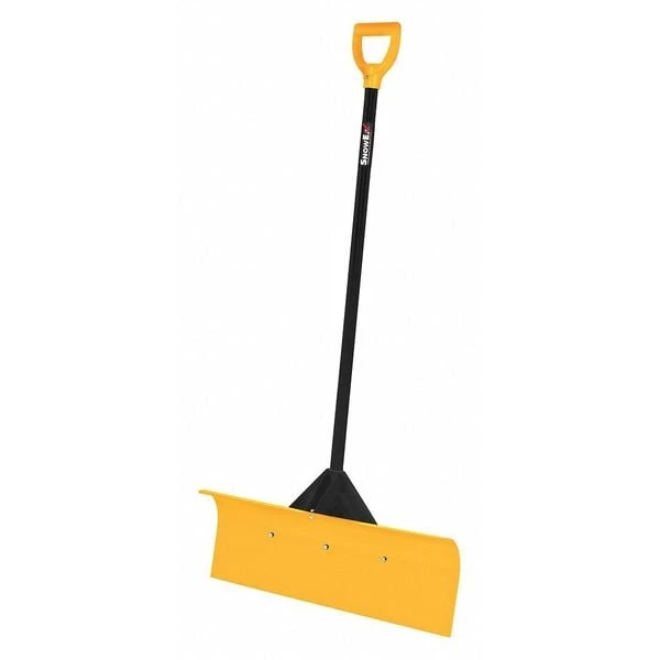 30" Snow Pusher Shovel With Nylon D-Grip Handle 1 30" Snow Pusher Shovel With Nylon D-Grip Handle