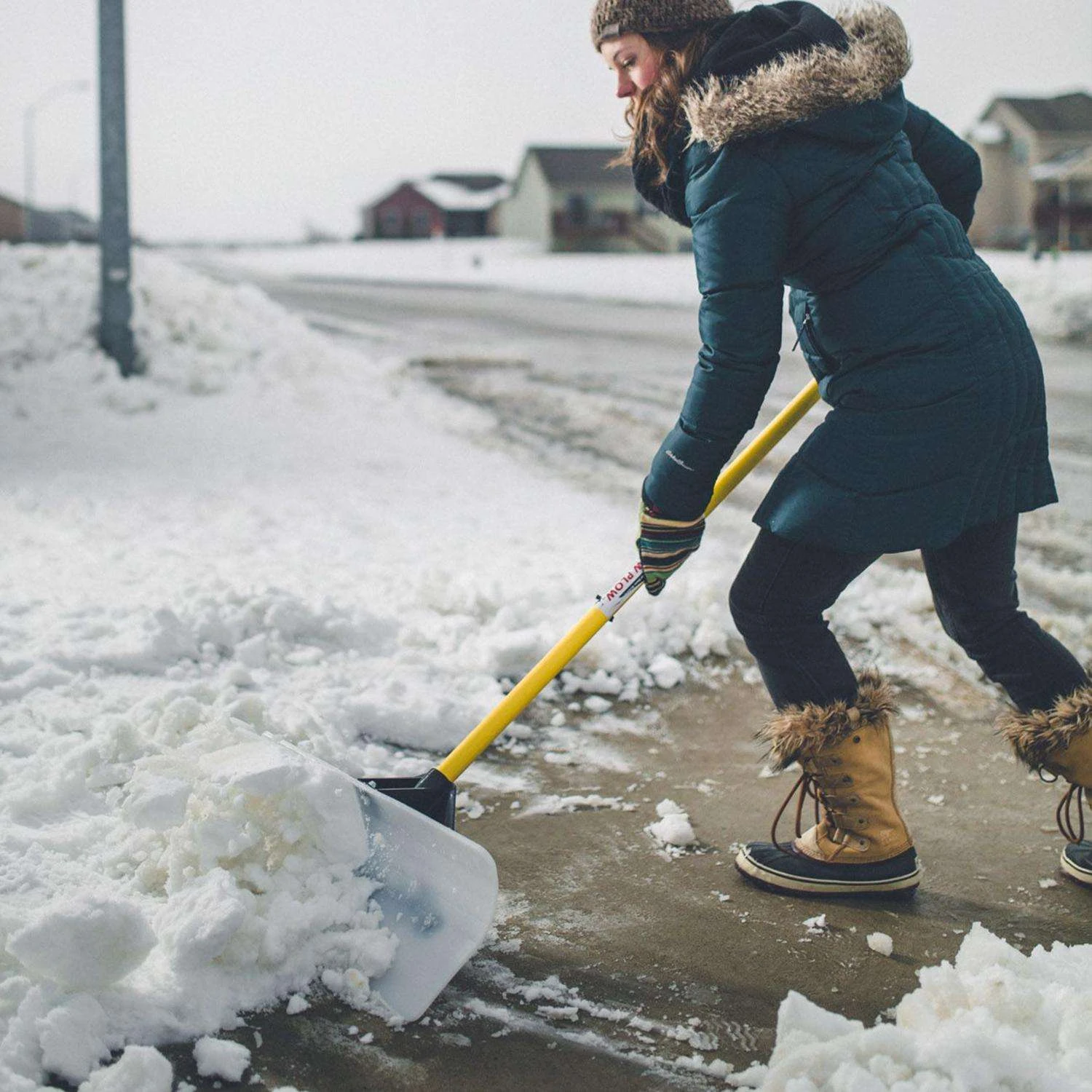 The Snowplow The Original 36 In. W X 56 In. L UHMW Snow Pusher 10 The Snowplow The Original 36 In. W X 56 In. L UHMW Snow Pusher - Image 10