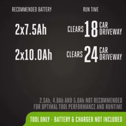 EGO Power+ Peak Power SNT2400 24 In. Two Stage 56 V Battery Snow Blower Tool Only -Snow Gear Shop c735a1fc f309 4d73 9f1d a31a4aeb74cb