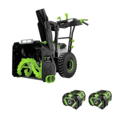 EGO Power+ Power SNT2405 24 In. Two Stage 56 V Battery Snow Blower Kit (Battery & Charger) W/ TWO 7.5 AH BATTERIES