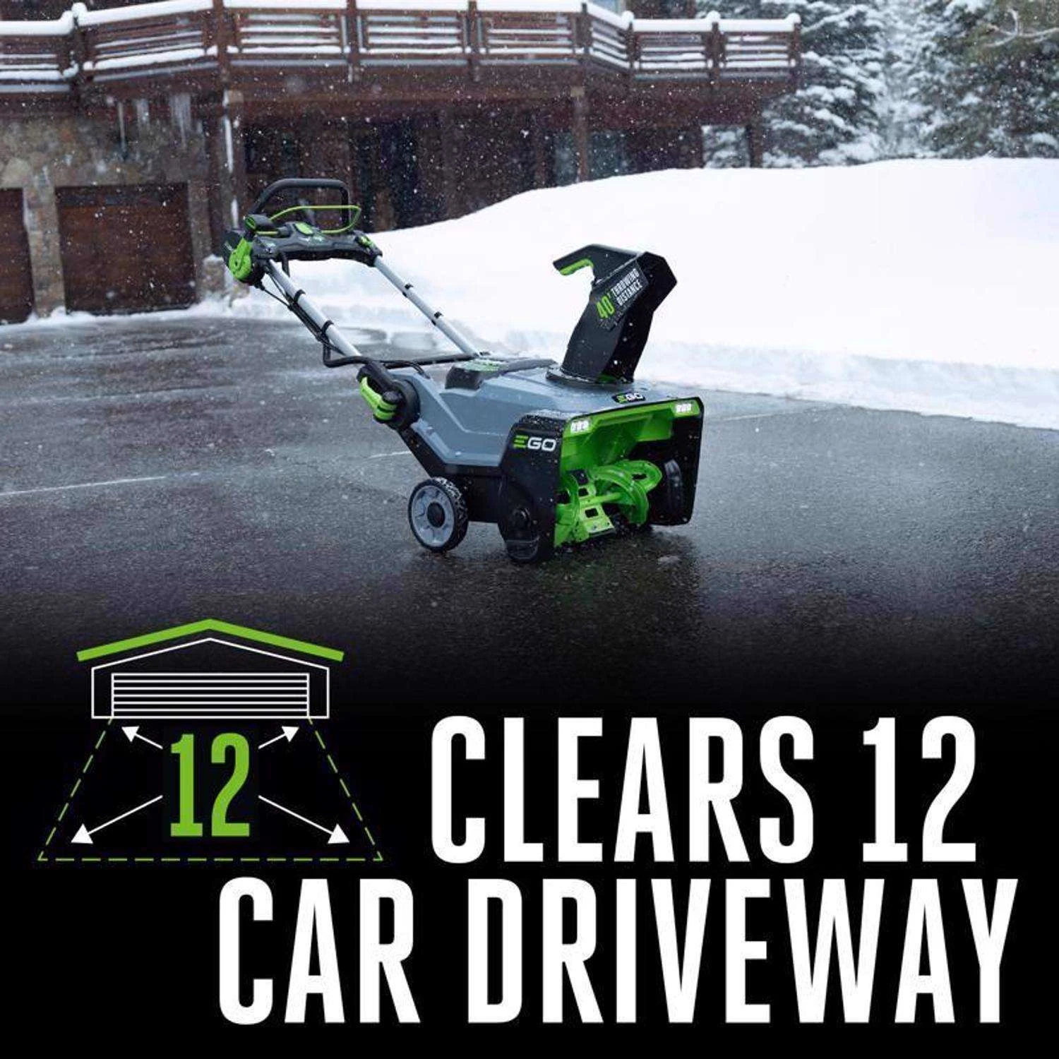 EGO Power+ Peak Power SNT2112 21 In. Single Stage 56 V Battery Snow Blower Kit (Battery & Charger) W/ STEEL AUGER & TWO 5.0 AH BATTERIES 6 EGO Power+ Peak Power SNT2112 21 In. Single Stage 56 V Battery Snow Blower Kit (Battery & Charger) W/ STEEL AUGER & TWO 5.0 AH BATTERIES - Image 6