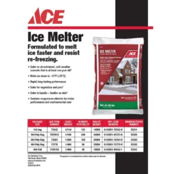 Ace Magnesium Chloride/MG-104/Sodium Chloride Pet Friendly Granule Ice Melt 40 Lb -Snow Gear Shop ee5c892c 76e3 4464 b99e 1272159cbbf0